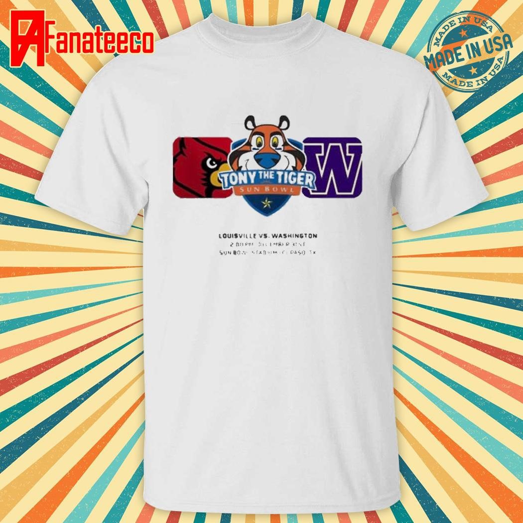 Sun Bowl Louisville Cardinals Vs Washington Huskies Matchup At Sun Bowl Stadium In El Paso TX On December 31st 2024 NCAA Unisex T-Shirt