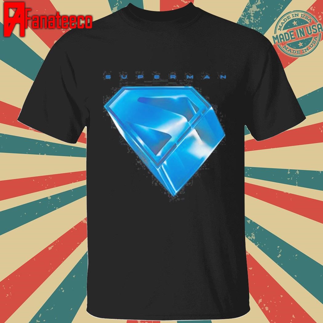 Superman 2025 Movie Stylized S-Shield T Shirt