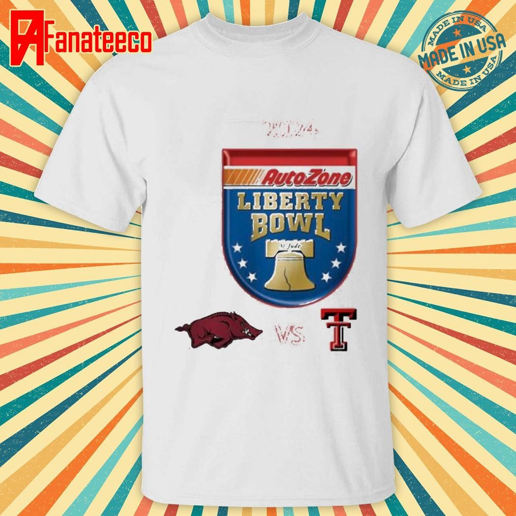 Texas Tech Red Raiders Vs Arkansas Razorbacks Liberty Bowl 27th December NCAA shirt