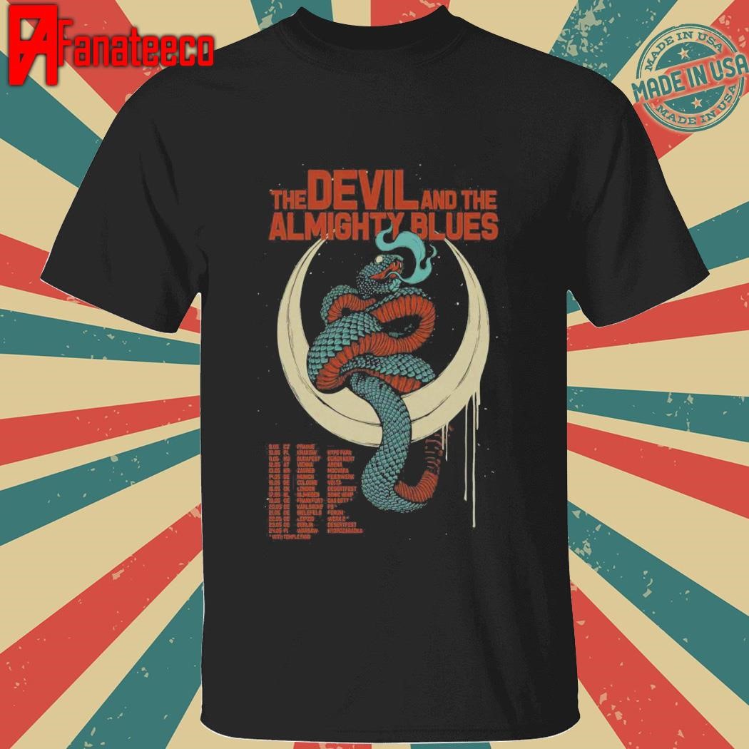 The Devil And The Almighty BLues Tour 2025 shirt