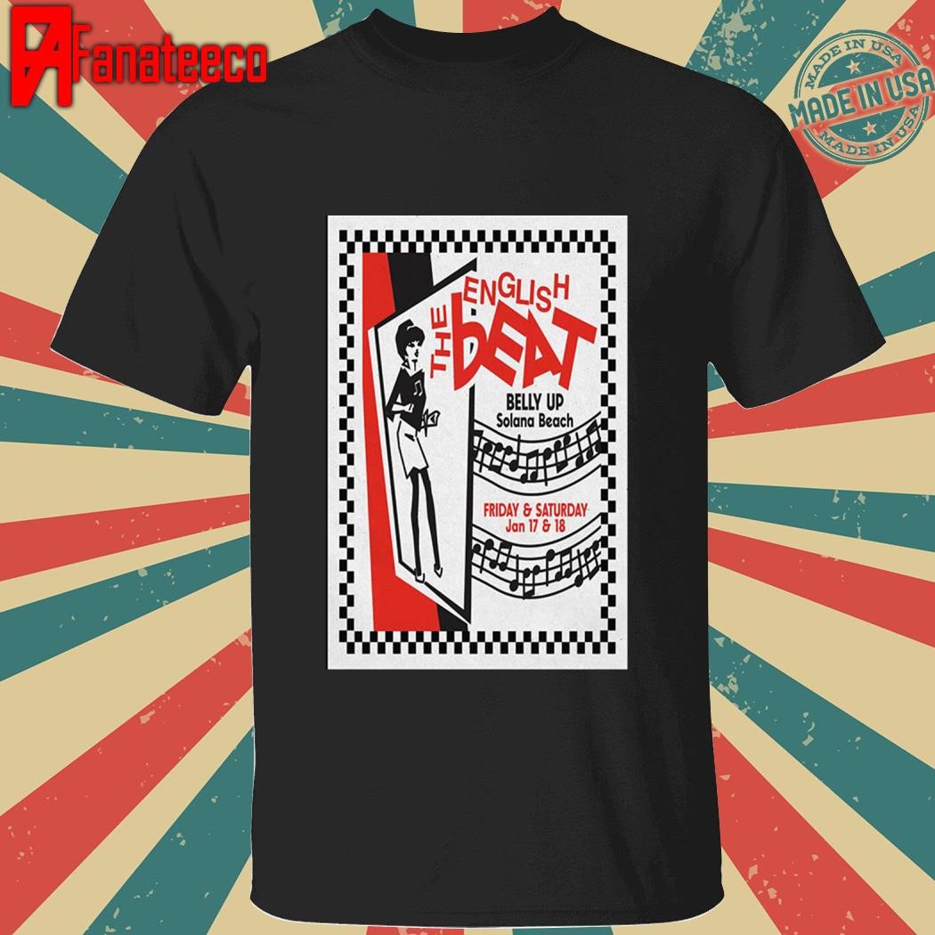 The English Beat Jan 17-18 2025 Solana Beach CA January 17-18 2025 shirt