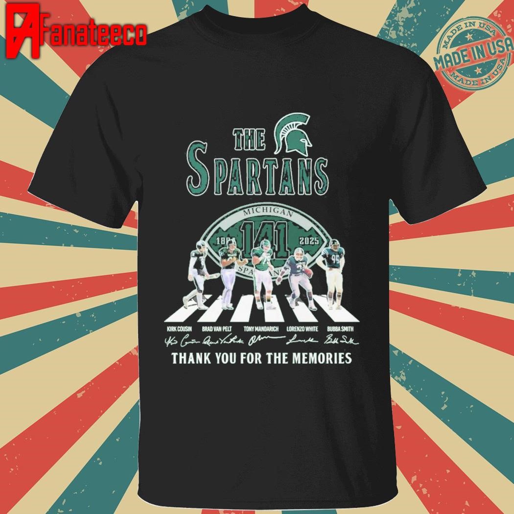 The Spartans Thank You For The Memories Abbey road signatures shirt