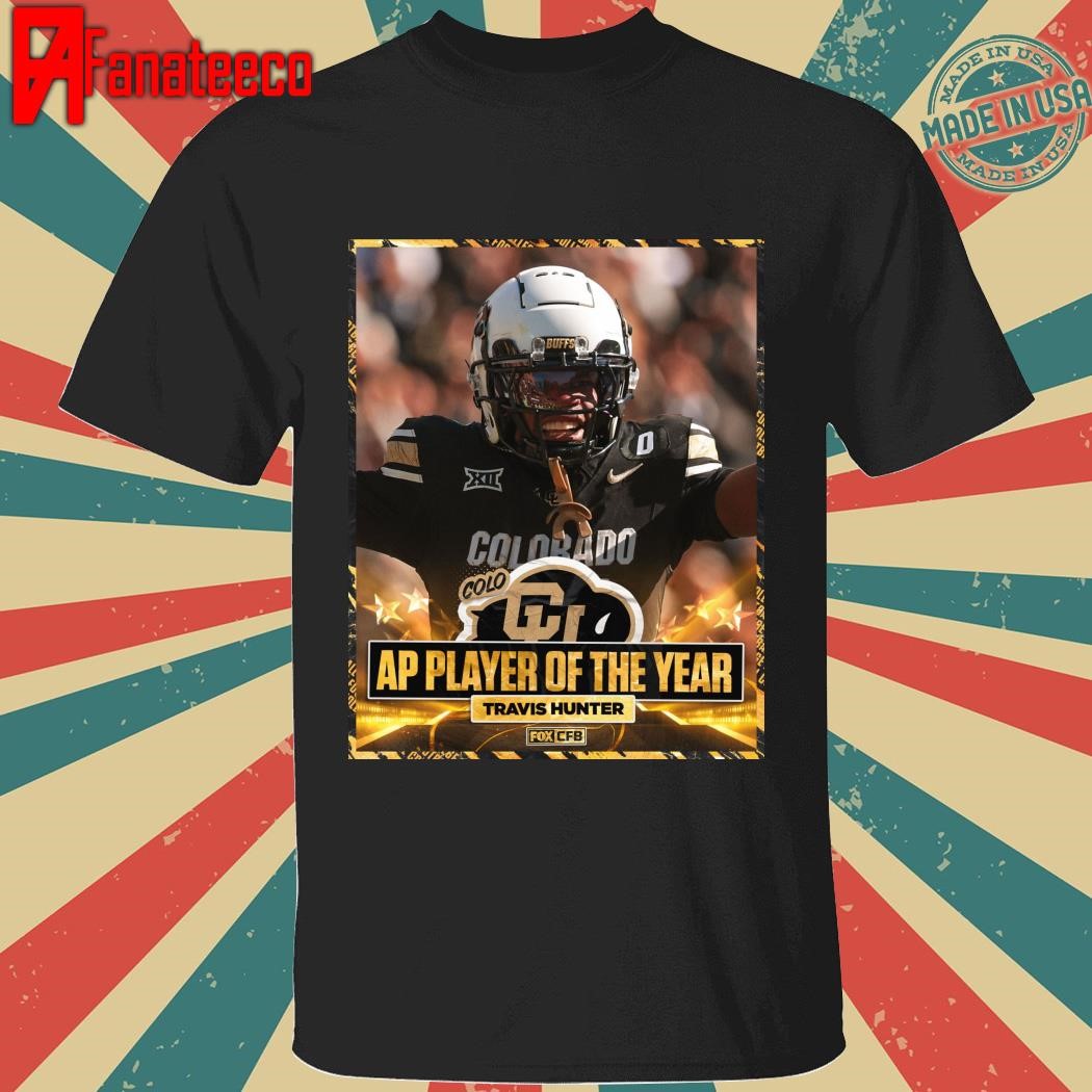 Travis Hunter AP College Football Player of the Year 2024 shirt