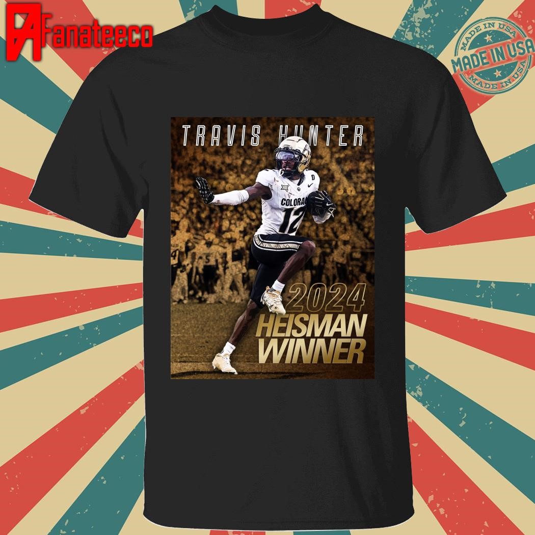 Travis Hunter, your 2024 Heisman Trophy winner shirt