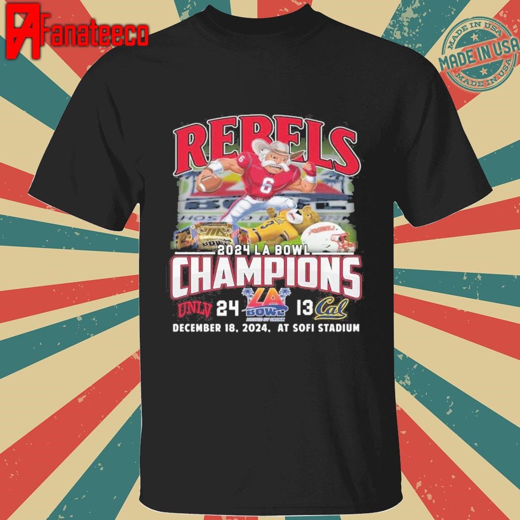 UNLV Rebels 2024 LA Bowl Champions 2024 T-Shirt