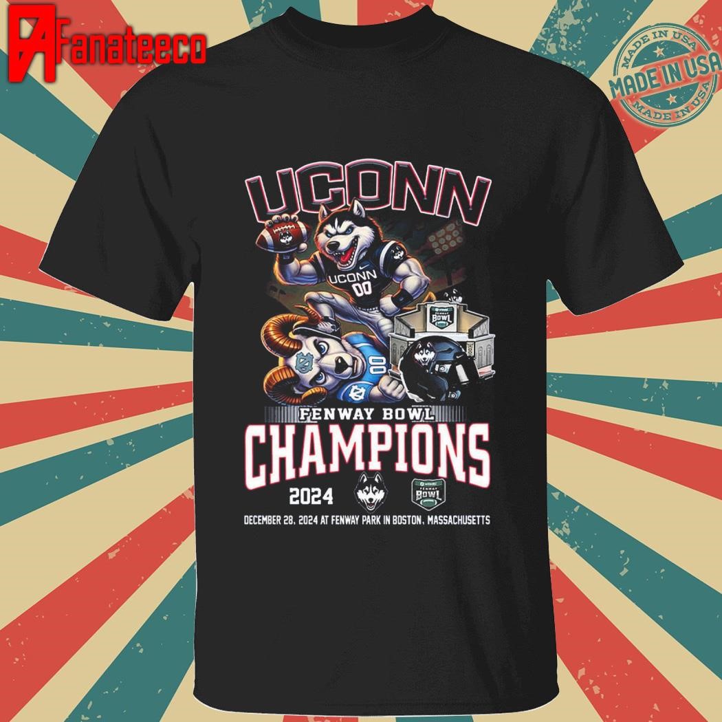 Uconn Huskies Let’s Celebrate 2024 Fenway Bowl Champions shirt