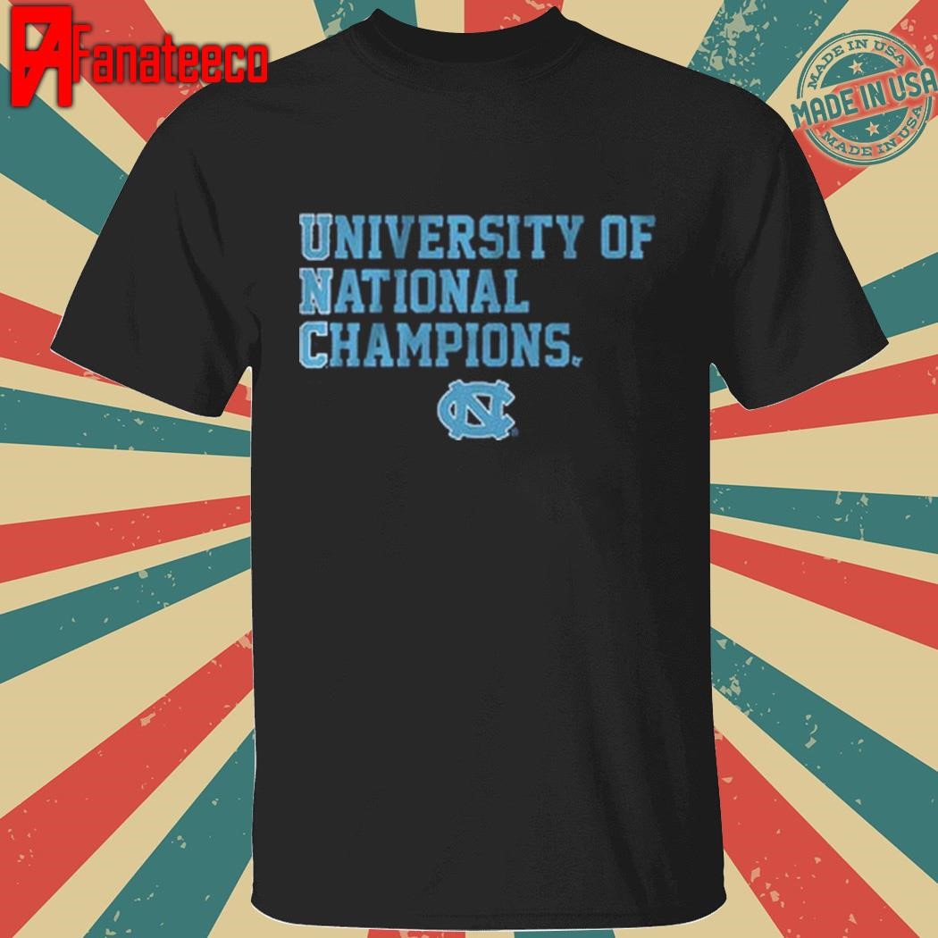 Unc tar heels university of national champions shirt