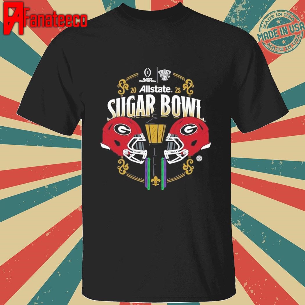 University of Georgia 2025 Allstate Sugar Bowl Helmet Shirt