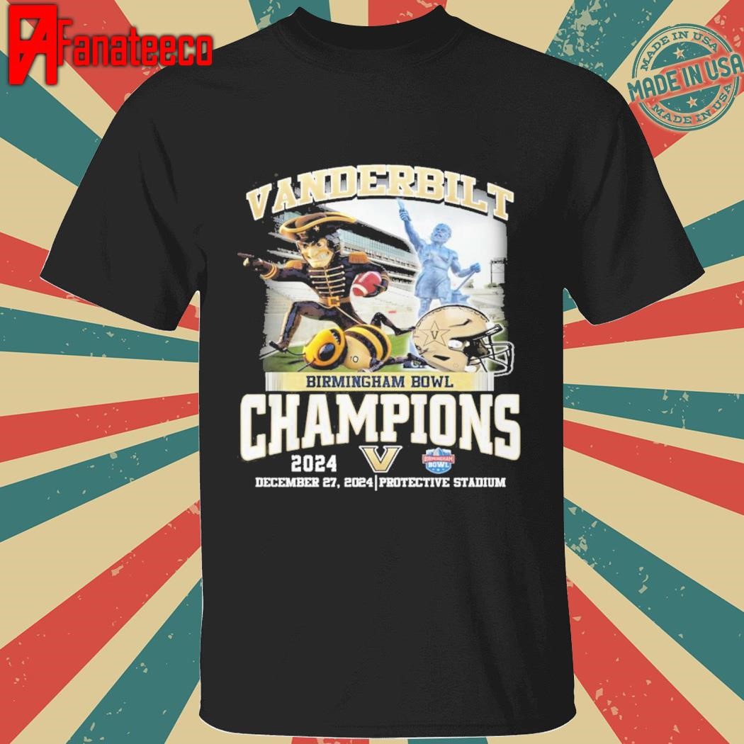 Vanderbilt Commodores Birmingham Bowl Champions 2024 shirt