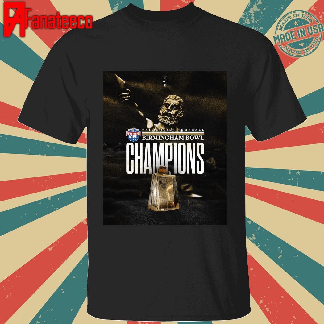 Vanderbilt Football 2024 Birmingham Bowl Champions shirt