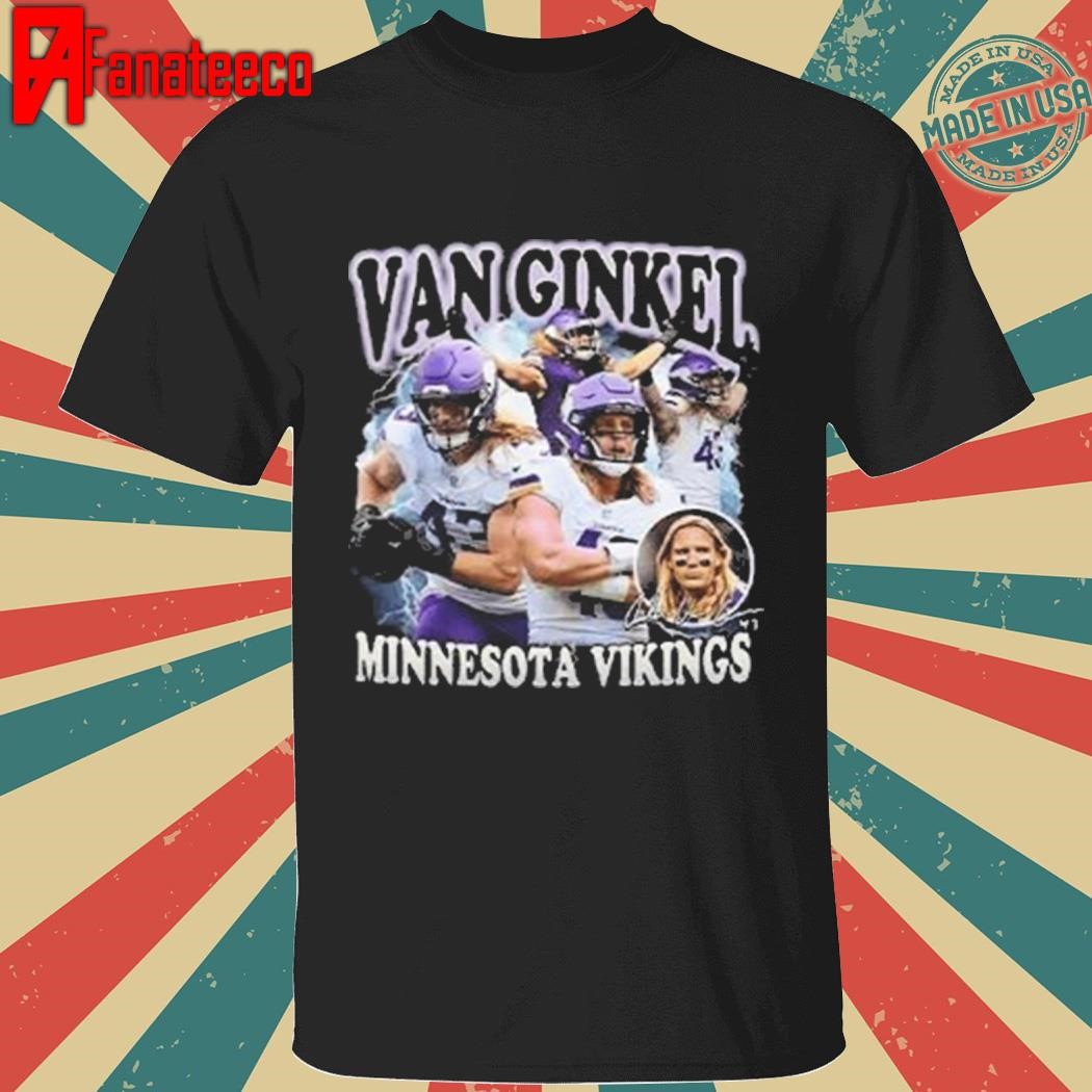 Vikings Brian Flores Van Ginkel Shirt