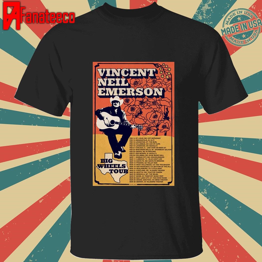 Vincent Niel Emerson Big Wheels Tour 2025 shirt