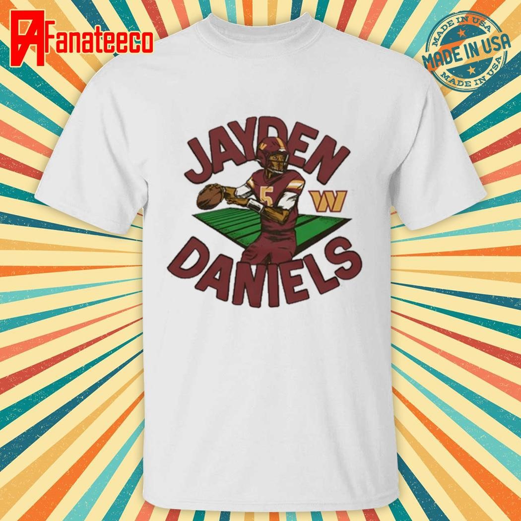 Washington Commanders Jayden Daniels shirt