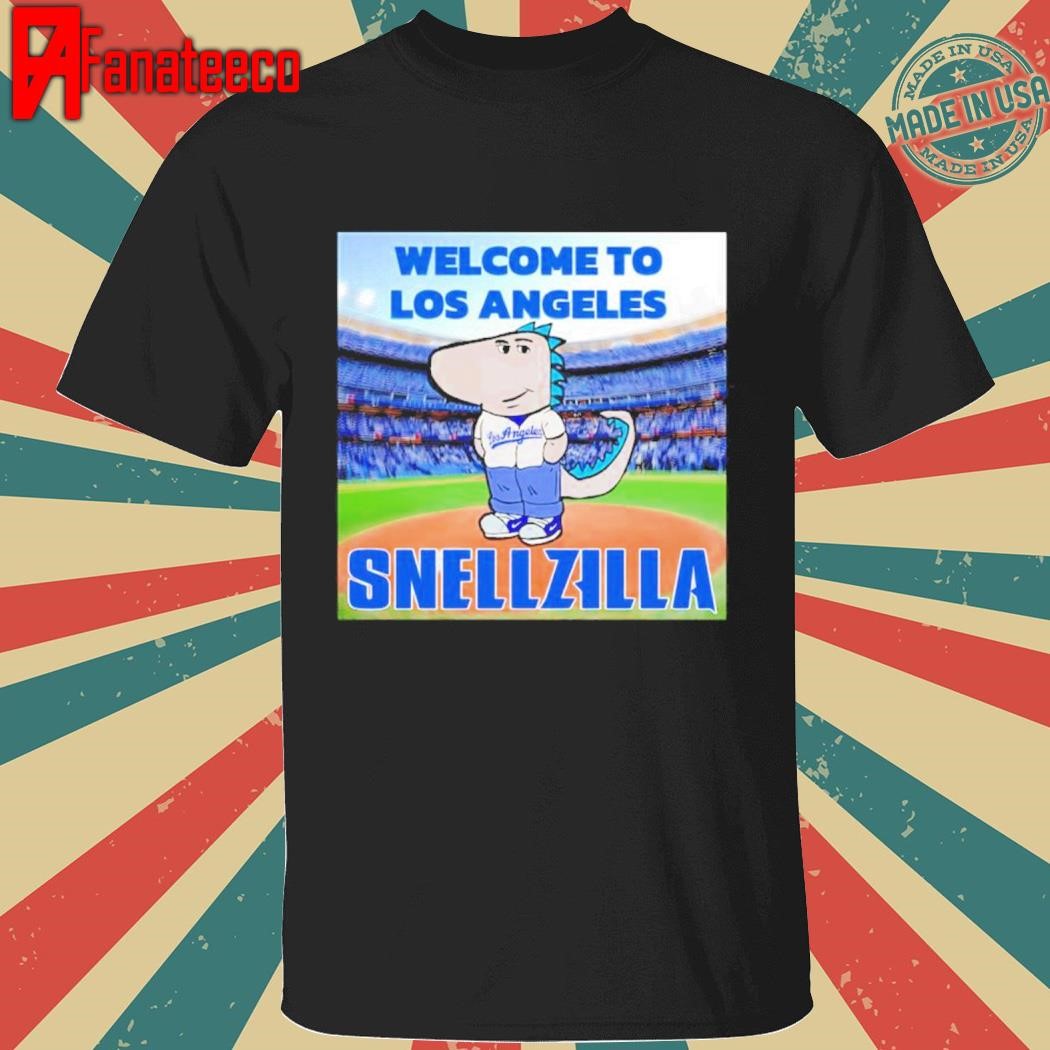 Welcome to Los Angeles Blake Snell Snellzilla Chill Guy shirt