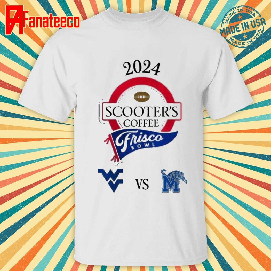 West Virginia Mountaineers Vs Memphis Tigers 2024 Frisco Bowl Matchup NCAA Division shirt