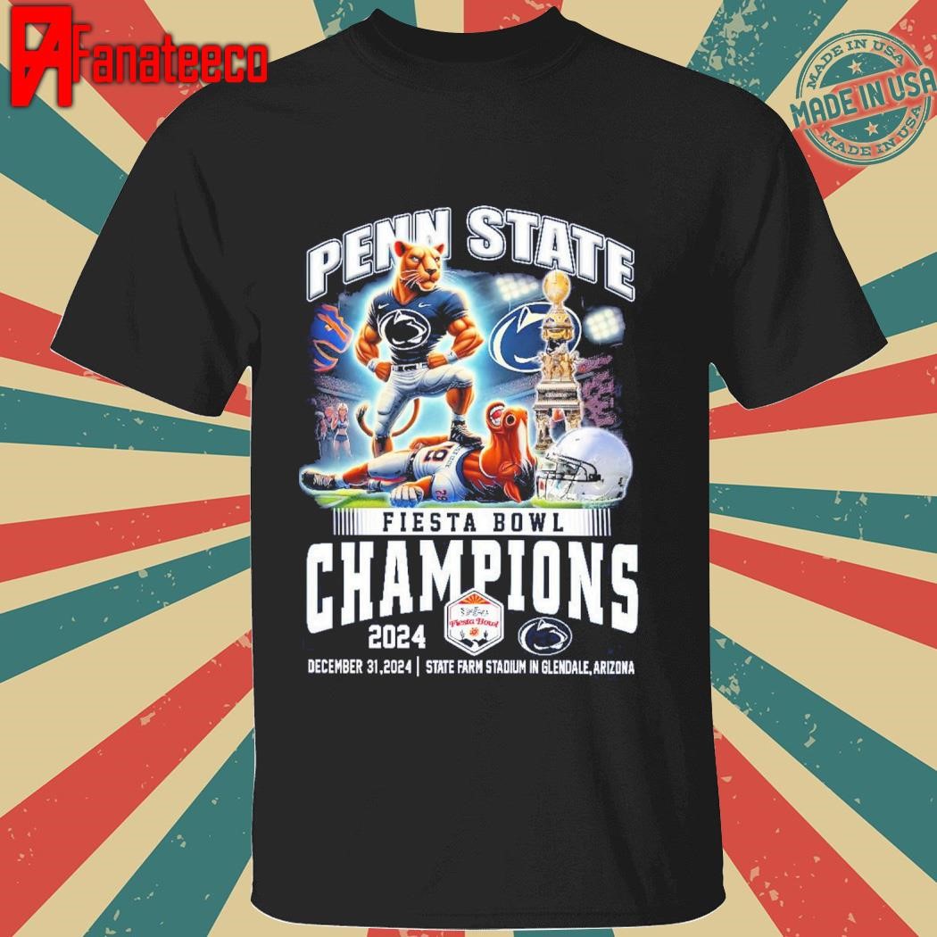 Funny Penn State Nittany Lions Fiesta Bowl Champions 2025 Shirt