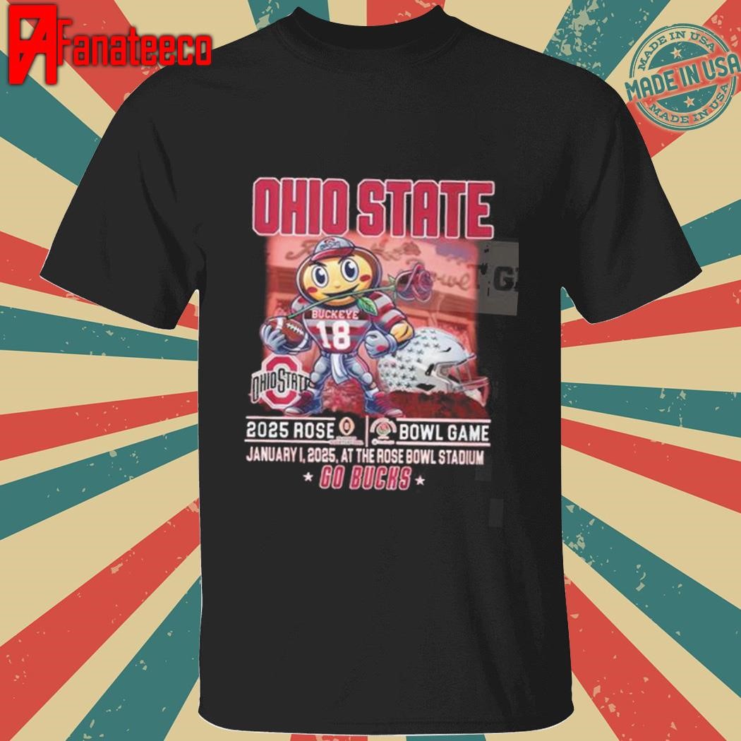 Go Bucks Ohio State Rose Bowl Game 2025 Shirt