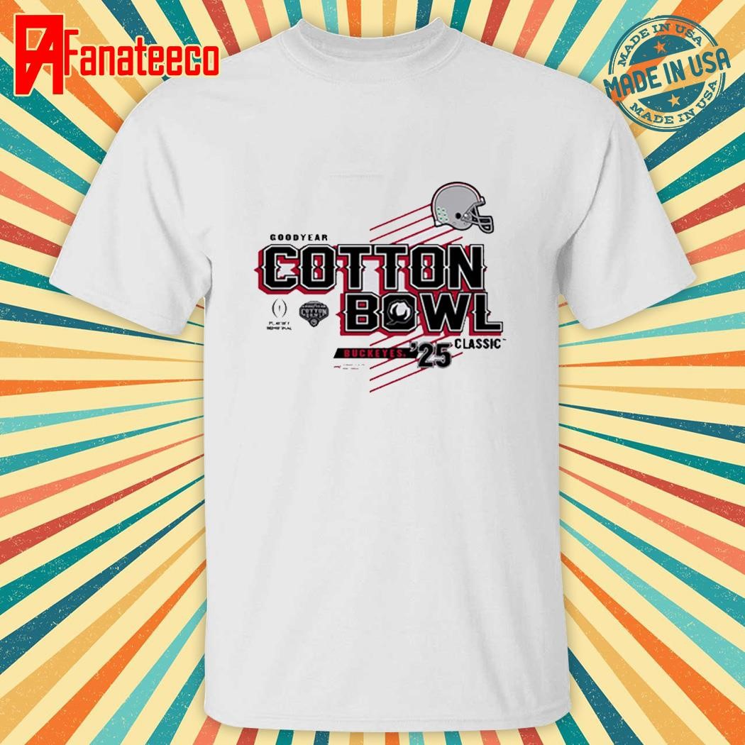 Ohio State Buckeyes College Football Semifinal 2025 Goodyear Cotton Bowl Bound Helmet shirt