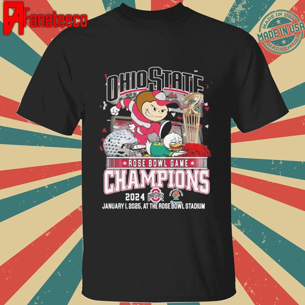 Ohio State Buckeyes Rose Bowl Game Champions 2024 Fan Pride shirt